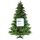 RS Trade 19001 Spessarttanne 100% PVC 120 cm Weihnachtsbaum künstlich (Ø ca. 92 cm) 644 Spitzen und Schnellaufbau Klappsystem, schwer entflammbar, unechter Tannenbaum inkl. Christbaum Ständer, Größe: 120 cm, Farbe: Spessart-grün