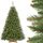 FairyTrees Weihnachtsbaum künstlich 220cm FICHTE Natur mit Christbaum Holzständer | Tannenbaum künstlich mit grünem Stamm | Made in EU, Größe: 220 cm, Farbe: Stamm Grün