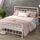 Zinus Florence Bettgestell Full - Bett aus Metall, Stil: Moderner Industriestil, Größe: 137x200 cm, Farbe: Weiß