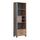 FORTE Clif Regal mit 1 Tür und 2 Schubladen, Holzwerkstoff, Old – Wood Vintage/ Betonoptik Dunkelgrau, 67 x 204,7 x 41,6 cm, Stil: Regal mit 1 Tür und 2 Schubladen, Größe: 67 x 204,7 x 41,6 cm, Mustername:: Single, Farbe: Old – Wood Vintage/ Betonoptik Dunkelgrau