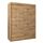 MEBLE KRYSPOL - Kleiderschrank, Schlafzimmerschrank - Schrank Zwei Türen - 4 Fachböden, 2 Stangen, Fachboden - Garderobenschrank York, Körperfarbe Artisan, Frontfarbe Artisan - 150x62x200cm, Größe: 150 cm, Stückzahl: 1, Farbe: Artisan Eiche