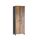 FORTE CLIF Schrank 65 70, Kleiderschrank klein Flurschrank schmal Garderobenschrank Industrial Holzdekor: Old – Wood Vintage / Betonoptik Dunkelgrau, 67 cm breit x 201.5 cm hoch x 42 cm tief, Stil: Kleiderschrank mit 1 Tür, Größe: 67 x 201,5 x 41,6 cm, Mustername:: Single, Farbe: Old – Wood Vintage/ Betonoptik Dunkelgrau