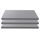 FORTE 3-er Set Einlegeböden schmal, Holzwerstoff, grau, 47,8 x 42 x 2,2 cm, Größe: 47,8 x 42 x 2,2 cm, Farbe: Grau