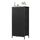 Sweetcrispy Kommode,Sideboard Wohnzimmer für Schlafzimmer mit 4 Stoffschubladen,Einstellbare Füsse Schubladenschrank,Komodenschrank für Schlafzimmer,Klassisch Schwarz, Größe: 45L x 30W x 95H cm (4 Schubladen), Farbe: Klassisch Schwarz