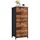 Somdot Kommode mit Schubladen, Kommode Schlafzimmer Wohnzimmer Flur, Komodenschrank Schubladenschrank Aufbewahrungsschrank Stoffkommode, 4 Stoffschubladen, Holzmaserung, 30T x 42B x 93H cm, Größe: 30T x 42B x 93H cm (4 Schubladen), Farbe: Holzmaserung