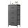 Sweetcrispy Kommode Schrank mit 4 Stoffschubladen, Aufbewahrungsschrank für Schlafzimmer Flur Wohnzimmer, Stabiler Rahmen, verstellbare Füsse, Modern Grau, Größe: 30T x 45B x 95H cm (4 Schubladen), Farbe: Modernes Grau
