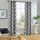 Melodieux Marokkanischer modischer Verdunkelungsvorhang mit Ösen, für Wohnzimmer/Schlafzimmer, 107 x 213 cm, Grau (1 Vorhangschal), Größe: H213.4 x B106.7 cm (1er Pack), Farbe: Grau