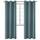 BGment Raumverdunkelungsvorhänge 107 x 213 cm, Steinblau, 2er-Set mit Ösen, Größe: 42"W x 84"L (Pack of 2), Farbe: Steinblau