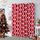 Melodieux Marokkanische modische Verdunkelungsvorhänge mit Ösen, 254 x 213 cm, Rot (1 Vorhangschal), Größe: H254 x B213.4 cm (1er Pack), Farbe: Rot