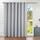 BGment Schiebetürvorhang 254 x 213 cm, Thermo-Verdunkelung, Hellgrau, Größe: H254 x B254 cm (1er Pack), Farbe: Hellgrau