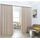 LinenZone Extra breite Vorhänge für Wandtrennwände, Beige Elfenbein, 2 Trennwände zum Aufhängen für Schlafzimmer oder als Sichtschutz (Evelyn 108 x 100 Elfenbein), Größe: H254 x B274.3 cm (2er Pack), Farbe: Elfenbeinfarben/Beige
