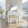 tectake® Schminktisch mit Spiegel und Hocker, Schminktisch mit Schubladen, Frisiertisch, Kosmetiktisch mit Schminktischspiegel und Schminktischstuhl, Schlafzimmer Deko, Ankleidezimmer Möbel - weiss, Stil: Antik Look 1, Farbe: Weiß