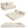 MeMoreCool Faltmatratze Doppelbett, hochdichter Schaumstoff, ausklappbarer Sofasessel, Z-Bett, faltbare Boden-Futon-Matratze, Boden-Gäste-Sofabett, Klappcouch zum Schlafen, Reisen, 13 cm dick, Größe: Doppelbett, Farbe: Beige