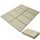 EMOOR Japanische Tatami Matte 140 x 200cm Natürliches Igusa Binsengras (Ungefärbt), Faltbare Igusa-Matratze Japanische Futon Boden Schlafen Area Teppich Meditation Yoga Zen, Größe: 140 x 200 cm (Rechteckig), Farbe: Natürliche (Ungefärbt)