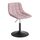 WOLTU Schminktisch Stuhl Hocker für Schminktisch, Schlafzimmer & Esszimmer - Höhenverstellbar, 360° Drehbar mit Rückenlehne, aus Bequemer Samt, Rosa, BH300rs-1, Material: Samt, Farbe: Rosa