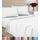 Utopia Bedding Bettwäscheset, gebürstete Mikrofaser, weiche Bettlaken für Queensize-Bett, enthält 1 Bettbezug, 1 Spannbetttuch und 2 Kissenbezüge, tiefer Umschlag, Weiss, Größe: Queen, Farbe: 02 - Weiß