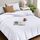 Utopia Bedding Bettwäsche Set - Mikrofaser Bettbezug 260x220 cm + 2 Kissenbezüge 50x75 cm - Weiss, Größe: Super King, Farbe: Weiß