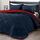 downluxe Bettwäsche-Set für Twin-Size-Betten, weiche Bettwäsche für alle Jahreszeiten, 1 Bettdecke (167,6 x 233,7 cm) und 1 Kissenbezug (50,8 x 66 cm), Rot und Marineblau, Größe: Twin, Farbe: Rot/Marineblau