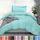 Utopia Bedding Duvet Cover Twin Size - 2 Piece with Zipper Closure - 1 Comforter Cover 68X90 Inches & 1 Pillow Sham 20X26 Inches (Spa Blue) Comforter Not Included, Größe: Twin/Twin XL, Farbe: Spa Blue