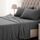 SLEEP ZONE Gestreiftes kühlendes Queen-Bettlaken-Set – Spannbettlaken und Kissenbezüge-Sets 4-teilig – superweiches gestreiftes Bettlaken, pflegeleicht, Tiefe Tasche (Grau, Queensize), Größe: Deep Pocket - Queen, Farbe: Streifen – Grau