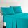 Clara Clark Luxury Soft Bedding Sheets & Pillowcases Bettwäsche-Set für Doppelbett, gebürstet, Tiefe Taschen, Mikrofaser, blaugrün, King Size, Größe: King Size, Farbe: Blaugrün