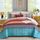 WONGS BEDDING Boho-Bettwäsche-Set, California Kingsize, Boho-Streifenmuster, Tagesdecken-Set für alle Jahreszeiten, weiche Mikrofaser, 269,2 x 243,8 cm, 3-teilig, Größe: Cal King(106"x96"), Farbe: Beige