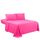 Sfoothome Bettwäsche-Set für King-Size-Betten – 4-teiliges Hotel-Bettwäsche-Set, extra tiefe Taschen, Serie 1800, knitter- und lichtbeständig, Bettlaken und Kissenbezug-Set (Kingsize, Hot Pink), Größe: King, Farbe: Hot Pink, 4 Stück