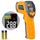 Eventek Infrarot Thermometer, -50°C ~ 600°C Temperaturmessgerät, 0,1-1,0 Einstellbarer Emissionsgrad Laser Thermometer, Farbiger HD-Bildschirm Thermometer für Küche, Pizza, Kühlung, Industrie, Gelb, Farbe: Gelb