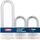 ABUS Vorhängeschloss Titalium 64TI/40 + HB63 - 3er Set, gleichschliessend - Kellerschloss mit Schlosskörper aus Spezial-Aluminium - gehärteter Stahlbügel - ABUS-Sicherheitslevel 5, Größe: 40 mm / Bügelhöhe 23 + 63 mm, Farbe: 3er Set