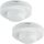 Oktaplex 2er Set Pia Präsenzmelder Aussen & Innenbereich 360° Infrarot Bewegungsmelder IP65 230V Aufputz Bewegungssensor weiss, Stückzahl: 2, Farbe: Weiß