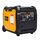 maXpeedingrods 5500 Watt Inverter Stromerzeuger mit Fernbedienung Notstromaggregat Hausversorgung Benzin Leise 4 Takt Generator 7,4 PS für Garten Bauindustrie Baustelle mit USB 230 V Steckdosen, Größe: 5500W, Farbe: Gelb