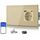BSEED WLAN Lichtschalter(Neutralleiter Erforderlich), 1 Fach 1 Weg wifi Schalter mit Non-Wifi Steckdose USB C aus Glas, Smart Schalter Kompatibel mit Alexa/Tuya/Google Home/SAMRT LIFE, Gold, Größe: 1 Fach mit Steckdose+USB+Typ-C, Farbe: Gold