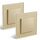 BSEED Lichtschalter 1 Fach 2 Wege Glas Lichtschalter Unterputz Taste Schalter Wechselschalter Gold Kristall Kippschalter 2Pack, Größe: 1Fach 2Wege 2Pack, Farbe: Gold