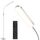 OUTON Stehlampe LED Dimmbar 15W 1500LM, Leselampe mit 4 Farbtemperatur, Fernbedienung und Touch Steuerung, 1H Timer, Leseaufgabe Beleuchtung für Wohnzimmer Schlafzimmer Büro, Silber Grau, Farbe: Silber Grau