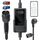 dé Typ 2 Ladekabel Schuko mit APP 3,7kW [7m, 6-16A, 1-phasig] Ladekabel Typ 2 Schuko sowie Adapter Set mit Digitalem LCD - EV Charger 3,7kW für e Auto ID.3/4/5/7, Model Y/3, ENYAQ und Anderen PHEV/EV, Größe: 7m Reise Set, Farbe: 3,7kW APP Schwarz