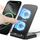TECKNET Wireless Charger Stand, 15W Qi-Zertifiziert Induktive Ladestation, Schnelles Kabelloses Ladegerät für iPhone 17 16 15 14 13 12&Pro Max, Samsung Galaxy S25 S24, Google, LG, Xiaomi, Huawei, Größe: Single, Farbe: Weiß