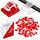 Blulu 100 Stücke Kabelhalter Selbstklebend Mini Outdoor Kabelclips mit Klebebändern Lichtclips Dekoration Clips Selbstklebende Haken Drahthalter für Weihnachten und Lichterketten (Klein, Klar), Größe: Klein, Farbe: farblos