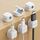 JOYROOM 6 Stück Kabelhalter Kabelclips Verstellbare Kabel Organizer Magnetische Kabelmanagement Selbstklebend Kabelhalter für Schreibtisch, Nachttisch, Ladekabeln, HDMI, USB, Audiokabel, Weiss, Farbe: Schwarz-12pcs
