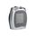 Amazon Basics Keramik-Standheizung, 1800 W, mit verstellbarem Thermostat - Silberfarben, Mustername:: Non-Oscillating, Farbe: Silberfarben