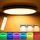 Oraymin Deckenlampe mit Fernbedienung Ø30CM, 24W 3300LM LED Deckenleuchte RGB Farbwechsel Rund, 3000K-6500K LED Deckenleuchte Dimmbar für Schlafzimmer Küche Wohnzimmer Korridor Balkon, Größe: 30cm, Stückzahl: 1, Farbe: Weiß