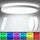Oraymin 2PCS LED Deckenleuchte Dimmbar mit Fernbedienung Ø30CM, 24W 3300LM Deckenlampe RGB Farbwechsel Rund, 3000K-6500K Lampe Deckenbeleuchtung für Schlafzimmer Küche Wohnzimmer Korridor Balkon, Größe: 30cm, Stückzahl: 2, Farbe: Weiß
