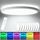Oraymin 10PCS LED Deckenleuchte Dimmbar mit Fernbedienung Ø30CM, 24W 3300LM Deckenlampe RGB Farbwechsel Rund, 3000K-6500K Lampe Deckenbeleuchtung für Schlafzimmer Küche Wohnzimmer Korridor Balkon, Größe: 30cm, Stückzahl: 10, Farbe: Weiß