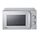 Toshiba MW2-MG20PE(SL) Mikrowellenherd 700 W mit knuspriger Grill- & Kombigarfunktion, 5 Leistungsstufen, 1000 W Grillleistung, Silber, Stil: 20L Grill, Farbe: Silber