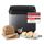 Panasonic SD-YR2540 Premium Grau Vollautomatischer Brotbackautomat, horizontales Design und Hefespender, 32 automatische Programme, zwei Temperatursensoren, 13-Stunden-Zeitvorwahl, Grau, Stil: mit Hefeverteiler, Farbe: Dunkelgrau