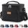 Lifewit Isolierte Kühltasche, Wiederverwendbare Lunchtasche, Tragbare Kühlbox auslaufsicher, Tragetasche mit verstellbarem Schulterriemen für Erwachsene für Arbeit/Picknick, Schwarz, 9L 12 Dosen, Größe: M, Farbe: Grau