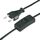 REV Zuleitung, Kabel mit Schalter und Eurostecker, 2m, max. 2A, schwarz, Größe: 2m, Farbe: Weiß