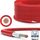 RedStar24 Premium Solarkabel 4mm² Rot - 40m - TÜV SÜD geprüft - UV-beständig, flexibel, Photovoltaik Kabel, PV Kabel, Solar Anschlusskabel für Solarpanel, Wechselrichter & Laderegler - langlebig, Größe: 40m, Farbe: Rot