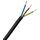 Kopp 152410841 Schlauchleitung H05 VV-F 3G, 1 mm², 10 m, schwarz, Stil: Single, Größe: 10 m, Farbe: schwarz