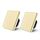 BSEED Touch Lichtschalter aus Glas, Modern Schalter Unterputz, Wandschalter mit LED Hinterlicht (Kein Neutralleiter erforderlich), KEIN WLAN, 86mm 1 Fach 1 Weg Grau, 2 Pack, Größe: 1 Fach 1 Weg-2 Pack, Farbe: Gold