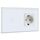 BSEED Touch Lichtschalter mit Steckdose 1 Fach 1 Weg Wandschalter mit LED Anzeige Unterputz Touchscreen-schalter mit Glasrahmen 157mm Weiss 500W(Nicht Smart Schalter), Größe: 1 Fach 1 Weg mit Steckdose, Farbe: Weiß